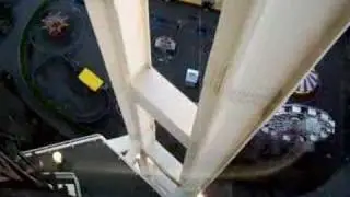 Space Needle Elevator Ride, Looking DOWN Perspective