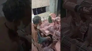 Plastic Waste P V C Pipes Cutting and Stitching #plasticrecycling #factoryproducts #machine