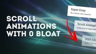 Easy Scroll Animations with Sal.js (No Custom Code Required)
