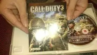 Nostalgamer Unboxes Call Of Duty 3 On Sony Playstation 3 UK PAL System Version