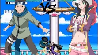 [Crow Sar Mugen Battle 204] Konohamaru Sarutobi vs Alvida Slim, Alvida Fat and Coby