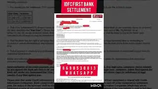 IDFC FIRST BANK PL settlement #personalloan #idfcfirstbank #recoveryagent #loanrecoverycall