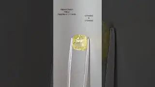 ✨Natural Ceylon Yellow Sapphire &ndash; 4.11 Carat✨  #yellowsapphire #sapphire #shorts #gems