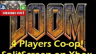Doom 4 player Co-op Xbox 360 gameplay! Splitscreen Doom