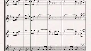 Tiroler Holzhacker Marsch - German Polka March - Oktoberfest - Saxophone Quartet