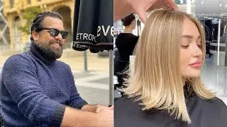 Mounir Salon Hair Coloring & Balayage Transformation Videos | Mounir Hair Coloring and Cutting