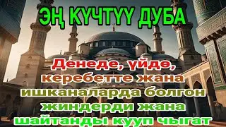 ЭҢ КҮЧТҮҮ ДУБА – Денеде, үйдө, керебетте жана ишканаларда болгон жиндерди жана шайтанды кууп чыгат