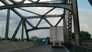 Interstate 40 Detour in Memphis - Driving the I-55 bridge over the Mississippi River