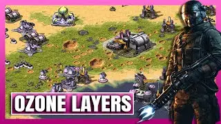 Red Alert 2 | The Ozone Layers | (7 vs 1 + Superweapons)
