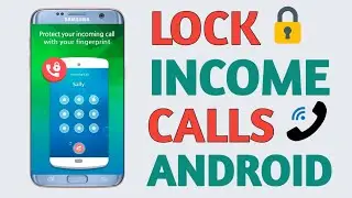 incoming call lock 🔒 | incoming call lock fingerprint | incoming call ko kaise lock kare