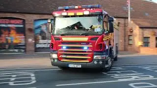 Humberside Fire & Rescue Beverley Retained Crew Turning Out