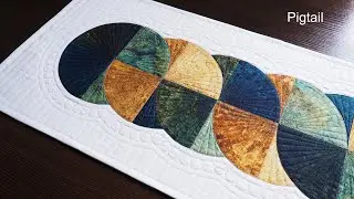 Pigtail & Drunkards Path Patchwork Tutorial