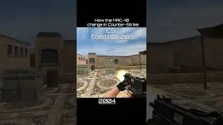 How MAC-10 changed in Counter Strike #cs #cs16 #cssource #csgo #cs2 #retrogaming #cshistory