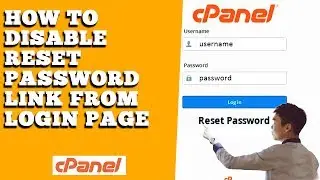HOW TO DISABLE FORGOT PASSWORD LINK FROM CPANEL LOGIN PAGE? [STEP BY STEP]☑️