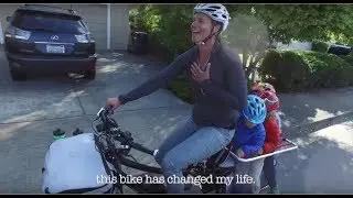 Former Pro Goes Electric - Rides Xtracycle EdgeRunner Family Cargo Bike
