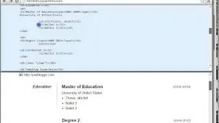 Nice-looking HTML Resume, No Coding Required! For Windows and Mac (2 of 3)