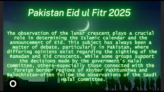 Eid ul Fitr Moon - Lunar Observation: Principles, Challenges, and Global Differences