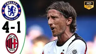 Modric Debut 🔥 Chelsea vs Milan 4-1 All Goals & Highlights 2025