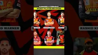 Sunrisers Hyderabad Worst Player Releases #cricket #srh #ipl