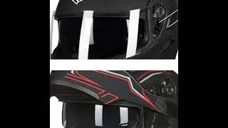 ILM Dual Visor Full Face Flip-Up Helmet