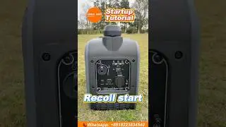 🔇⚡ How to Start a 2KW Silent Gasoline Inverter Generator #generators #automobile  #generators