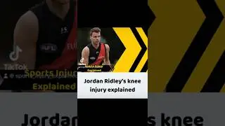 Jordan Ridley has likely suffered ACL injury #AFLBombersCrows #Bombers#EssendonFC