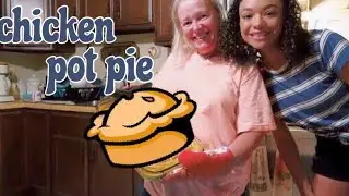 cook with me ft. memaw | chicken pot pie