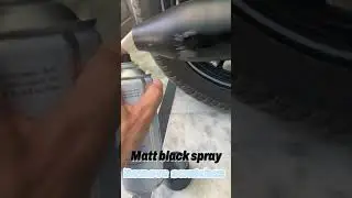 Matt black spray paint&hellip;..