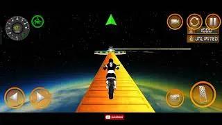 Mega ramp moto stunt bike game | Extreme bike simulator game | Android gameplay | Kids Zone