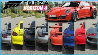 Forza Horizon 4 - Top 14 Fastest Porsche Cars | Top Speed Battle (Stock)