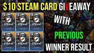 New $10 Steam Gift Card Giveaway With Previous Winner Result Kryptonill Gaming