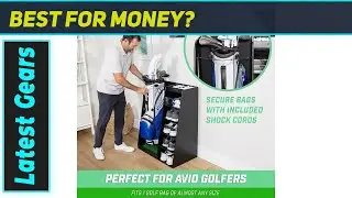 GoSports Premium Wooden Golf Bag Organizer: The Ultimate Golf Gear Sanctuary!