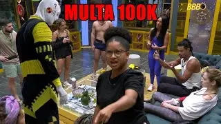 MILENA QUEBRA MICROFONE PRODUÇÃO DA PUNIÇÃO MULTA 100K