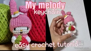 crochet tutorial keychain #keychain #amigurumi #crochet #crochet  #crochetkeychain