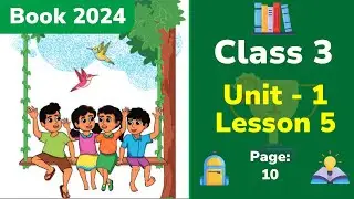 Class 3 English | Unit 1 | Lesson 5 | Goodbye 2 (Book 2024)