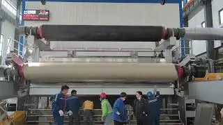 Paper machine #shorts   #papermakingmachinery  #papermakingequipment   #纸 #papermachine