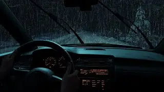 Relaxing Rain And Thunderstorms For A Stress-free Drive Home | White Noise 8 Hours