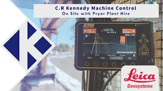 C.R Kennedy Machine Control | On Site with Pryor Plant Hire