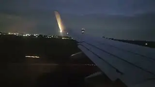 Night take-off from Melbourne Airport #aviation #melbourneairport #qantas