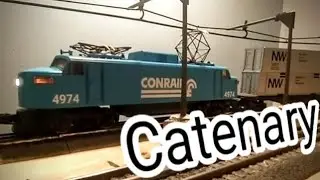 O Scale Trains Under Catenary | Running Session