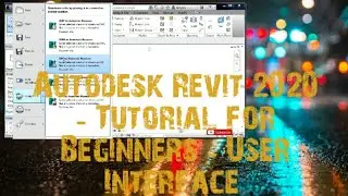 Autodesk Revit 2020 - Tutorial for Beginners - User Interface  Application Menu | REVIT Beginners