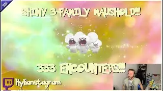 MONTAGE - SHINY 3 FAMILY MAUSHOLD IN 333 ENCOUNTERS!!! NATIONAL OWN OT SHINY LIVING DEX COMPLETE!!