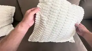 decorUhome Cream White Corduroy Throw Pillow Covers Review (18x18 Set of 2)
