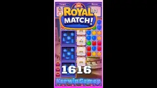 Royal Match Level 1616 - No Boosters Gameplay