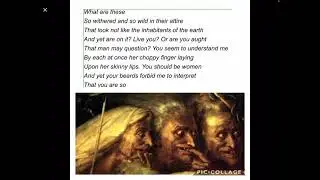 Macbeth Meets The Witches lesson