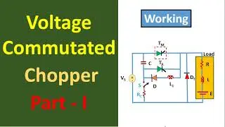 Voltage Commutated Chopper /Oscillation Chopper : Detailed working with  Operating Modes