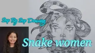 Unveiling the Secret Techniques for Drawing Snake Women in Mesmerizing Pencil Art #154