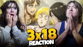 The Most Heartbreaking Moment In Anime 💔 | Attack On Titan Season 3 Episode 18 First Time Reaction