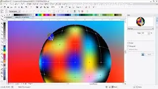 How to use effect color tool Mesh Fill in coredraw x7