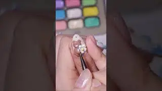 DIY 3D Bear with Sculpting Gel 🧸 #nailhacks #diy #nailart